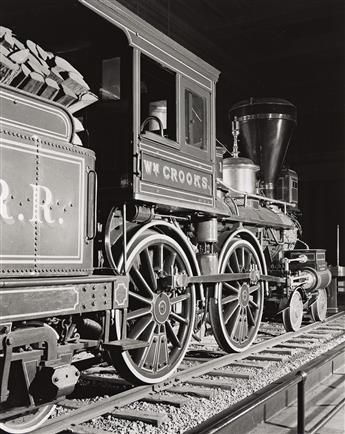 O. WINSTON LINK (1914-2001) Two photographs of The William Crook locomotive, Minnesota. 1950s.